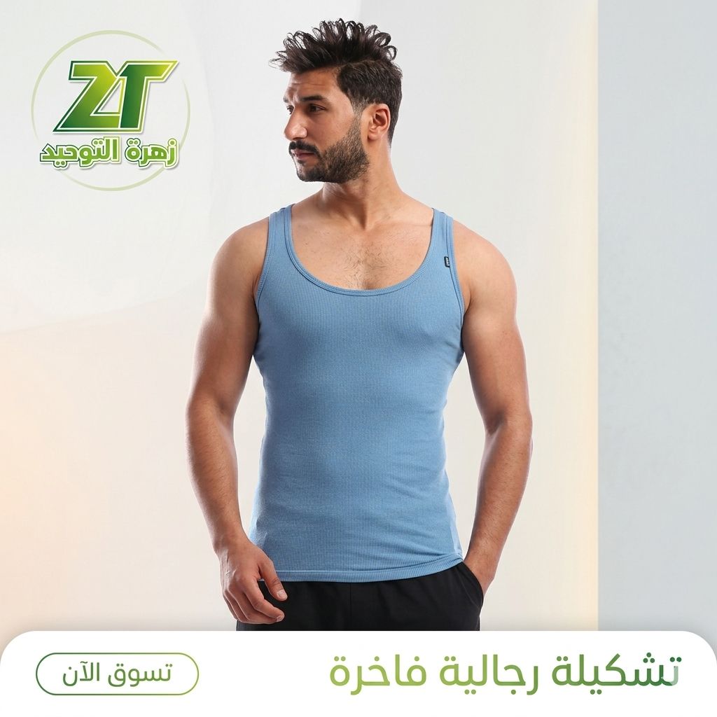 فانلة دربي رجالي 100% قطن مصري ممشط فانلة دربي رجالي قطن مصري ممشط 100% لون سماوي مريحة مضادة للعرق