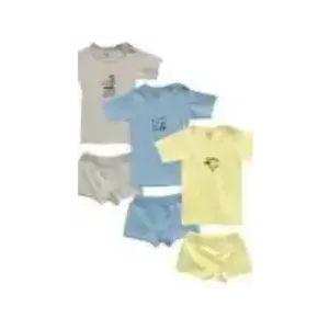 طقم بناتي الوان مطبوع