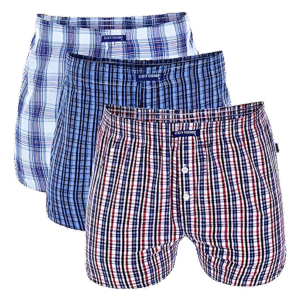 طقم باك بوكسر قماش 3 قطع كلاسيك رجالي من قطونيل