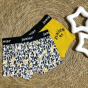 بوكسر قطن باك( 2 ق ) أولادي ألوان من جونيور